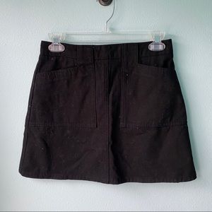 Black BDG A Line Denim Skirt